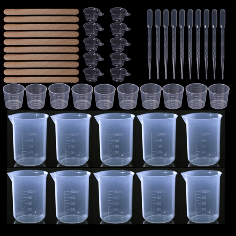 Mixing Cup Silicone - d'outils réutilisables en résine époxy 652F,