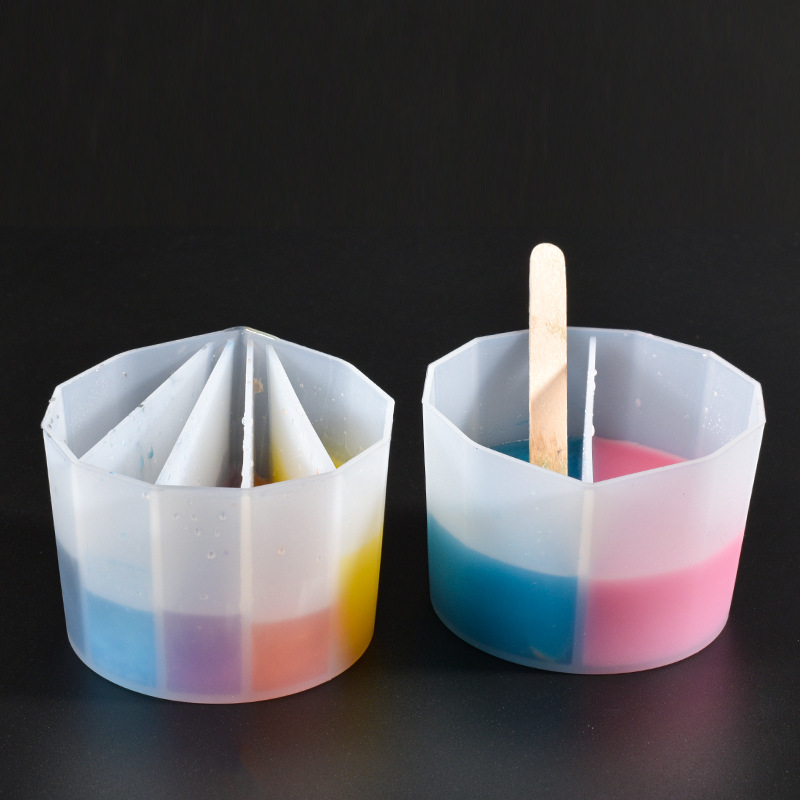 Mixing Cup Silicone - Gobelets fendus pour verser la peinture,