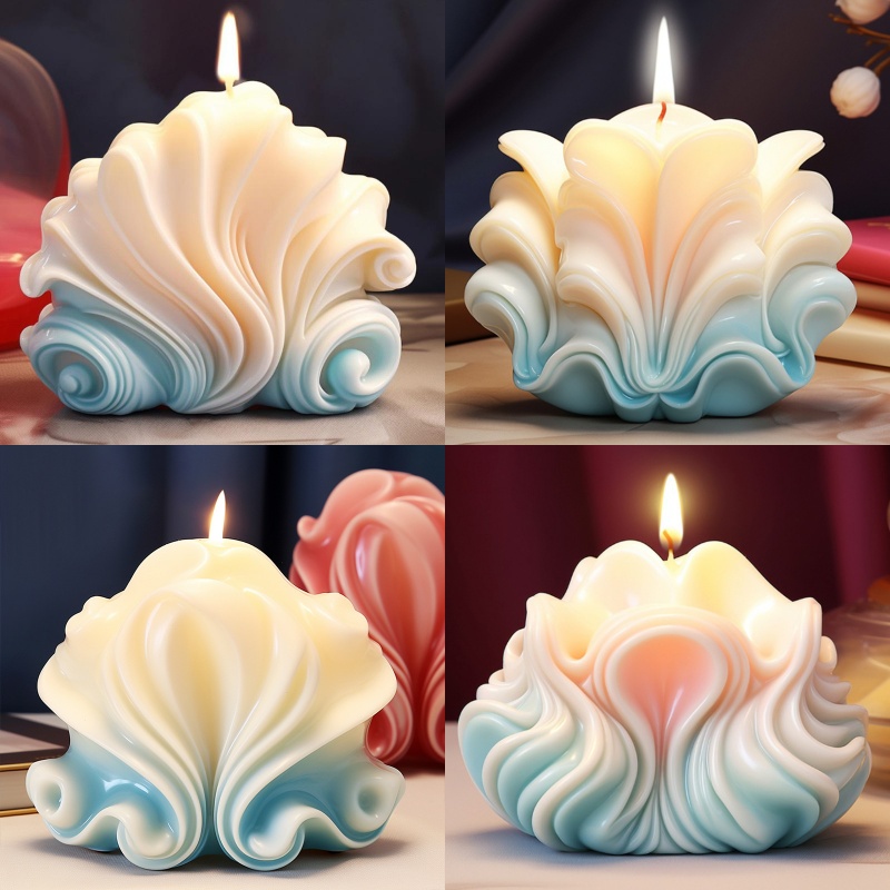 Resin Ocean Wave Mold - Moule en silicone Coquillage Marin pour