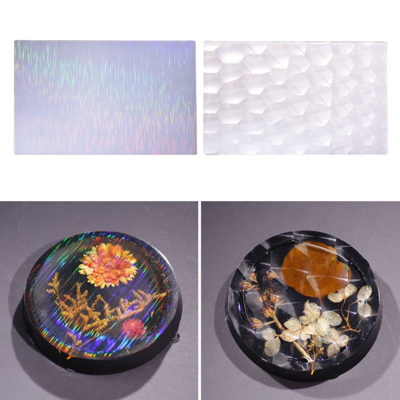 Resin Ocean Wave Mold - Incrustation de silicone holographique pour fenêtre