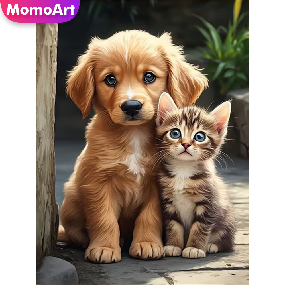 Resin Craft For Beginners - Momoart diamant broderie chien Animal peinture