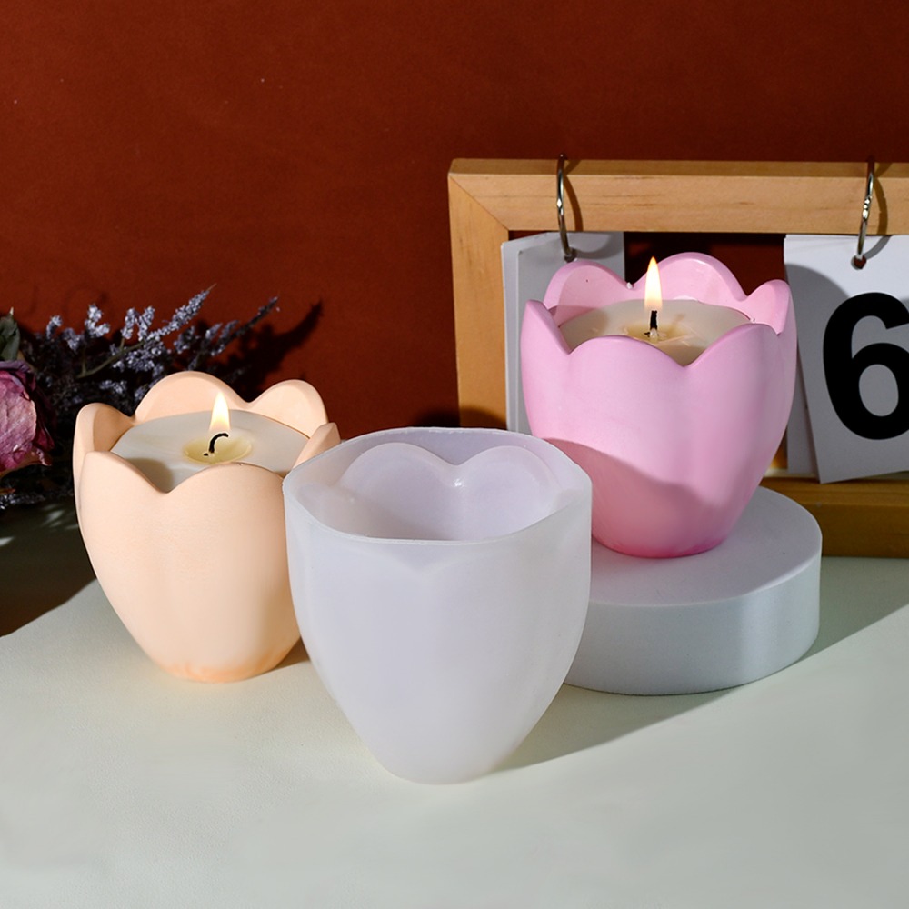 Bougeoir tulipe avec moules en - Flower Preservation Resin avis et prix