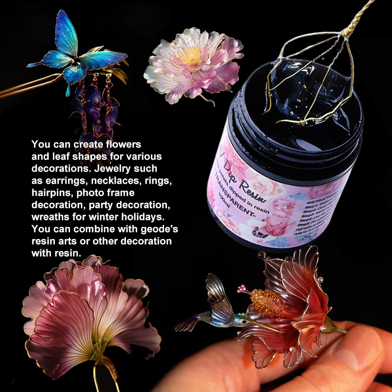 Colle de résine UV Flower-Exec - Flower Preservation Resin avis et prix