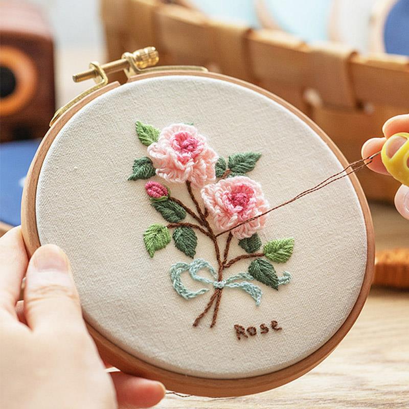 Cerceaux de broderie en bois d - Wood Ring Blank avis et prix