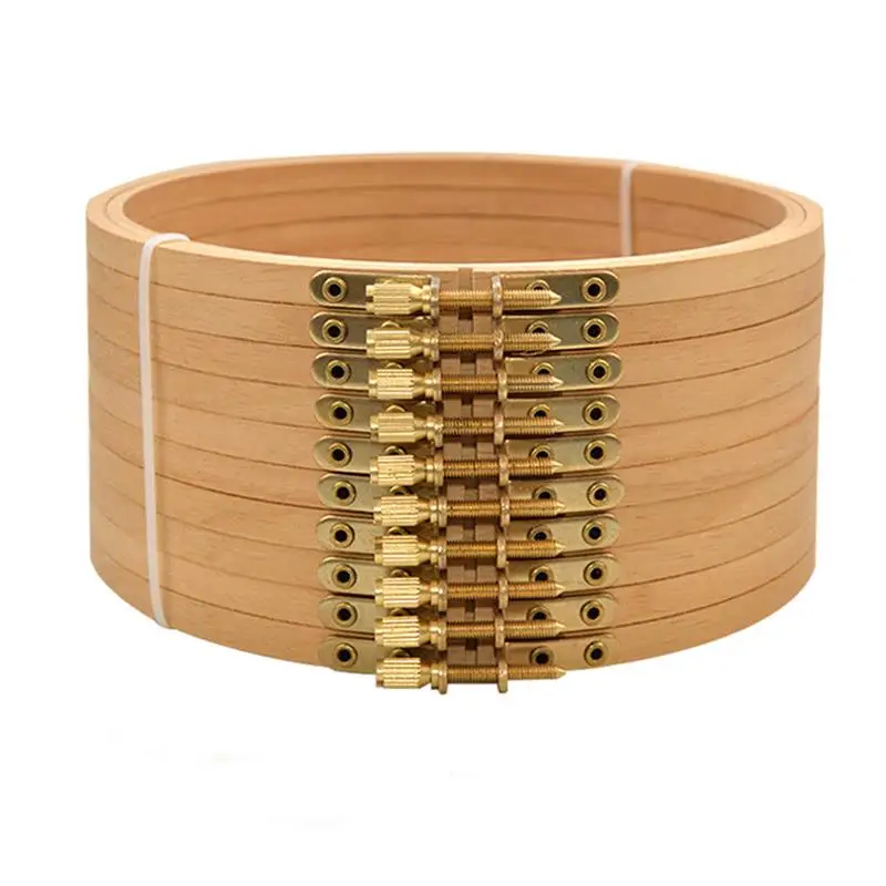 Cerceaux de broderie en bois d - Wood Ring Blank avis et prix