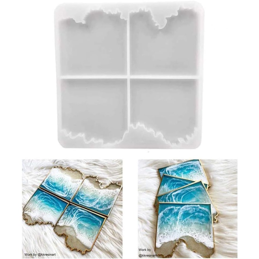 Moule en silicone pour dessous - Resin Ocean Wave Mold avis et prix