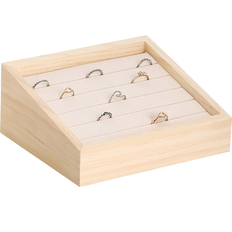 Présentoir à Bijoux en Bois po - Wood Ring Blank avis et prix