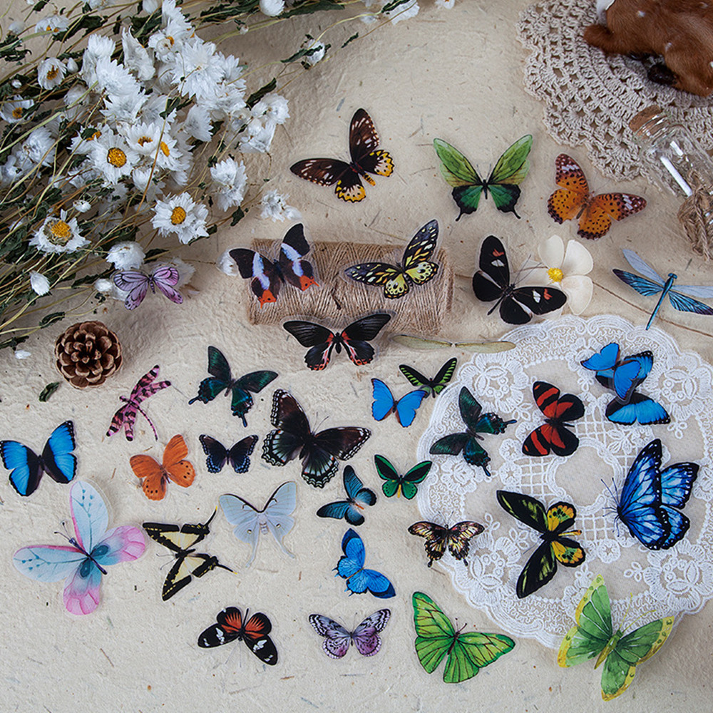 Autocollants papillon en PET,  - Resin Craft Ideas avis et prix