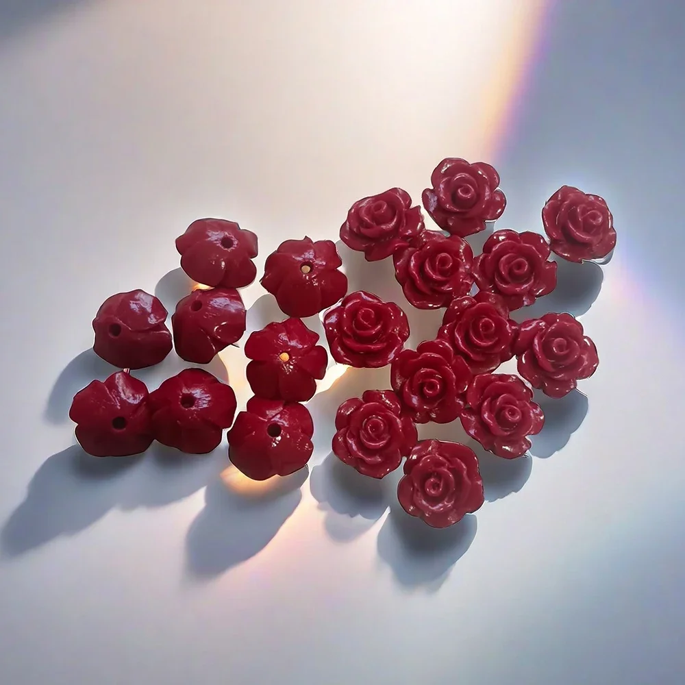 8/10mm perles de corail fleur  - Flower Preservation Resin avis et prix